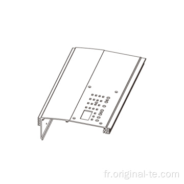 Dissipateur thermique en aluminium Radiateur en aluminium extrudé